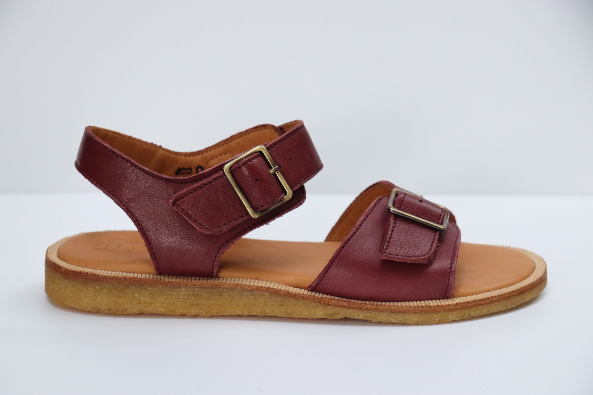 RAP Retrosandale aus Naturleder BORDO - keks.