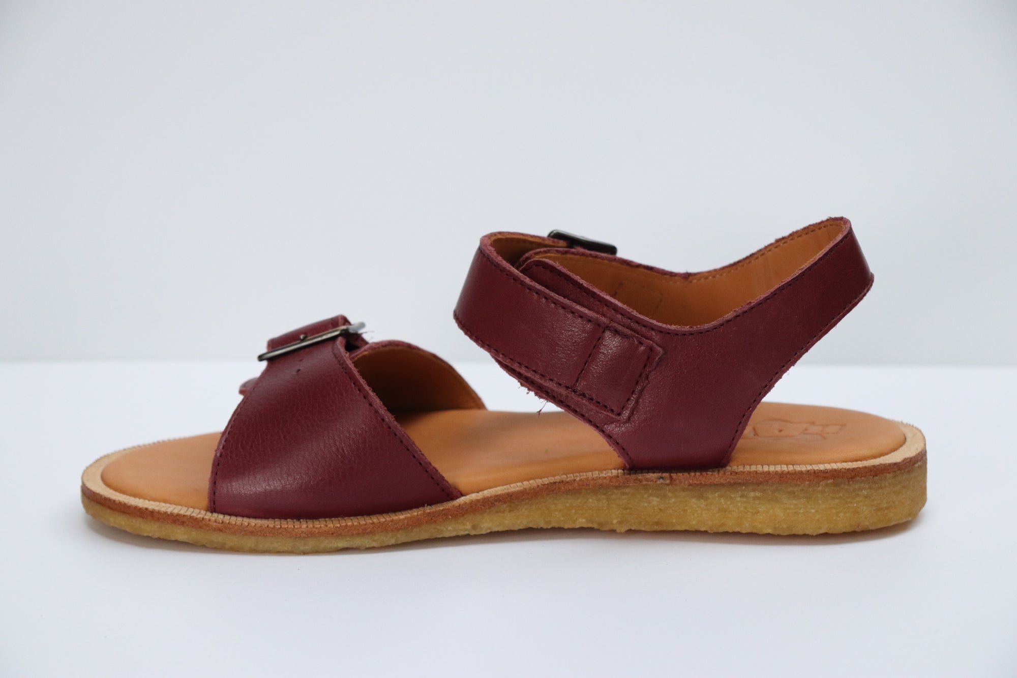 RAP Retrosandale aus Naturleder BORDO - keks.