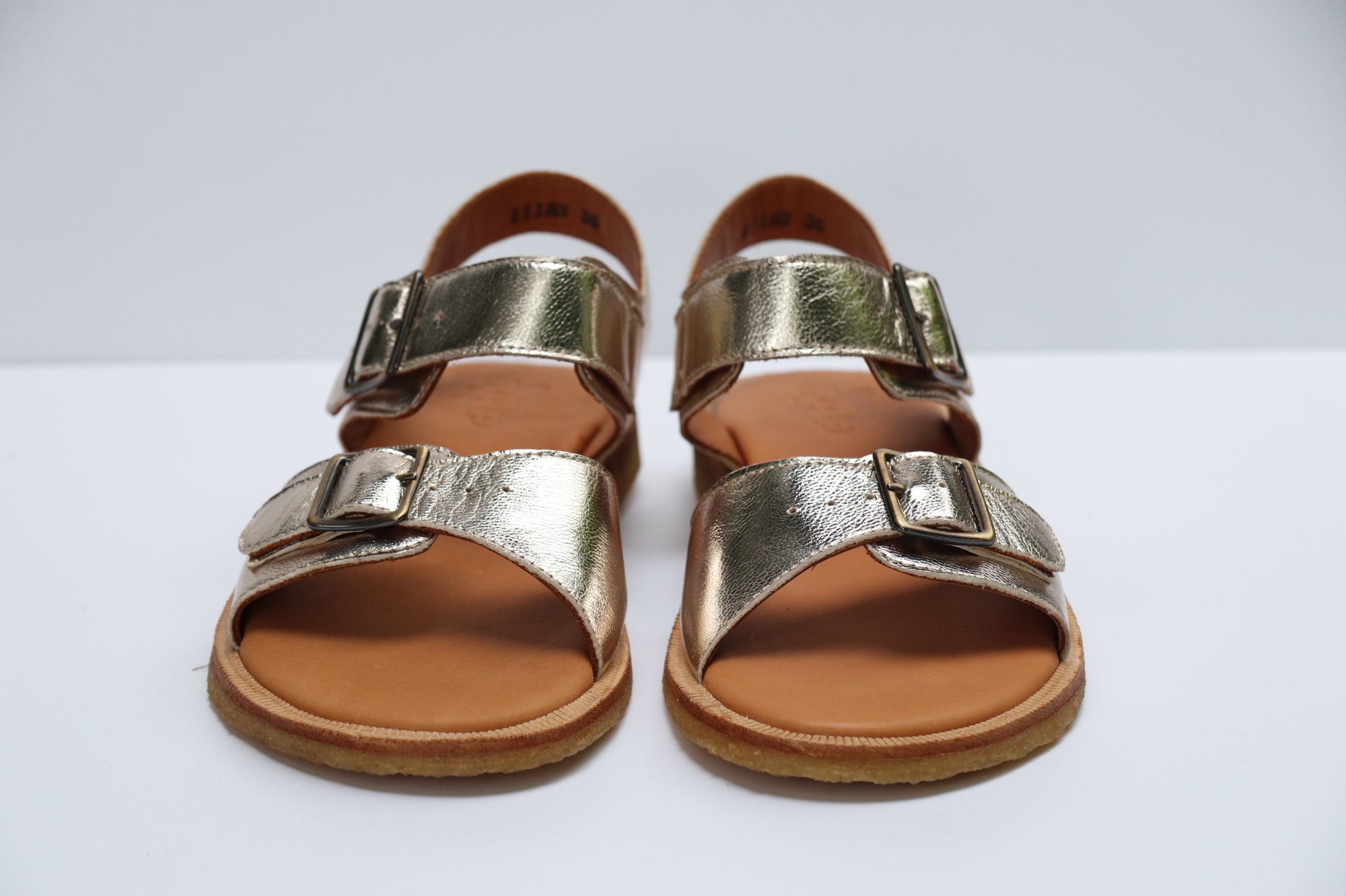 RAP Retrosandale aus Naturleder GOLD - keks.