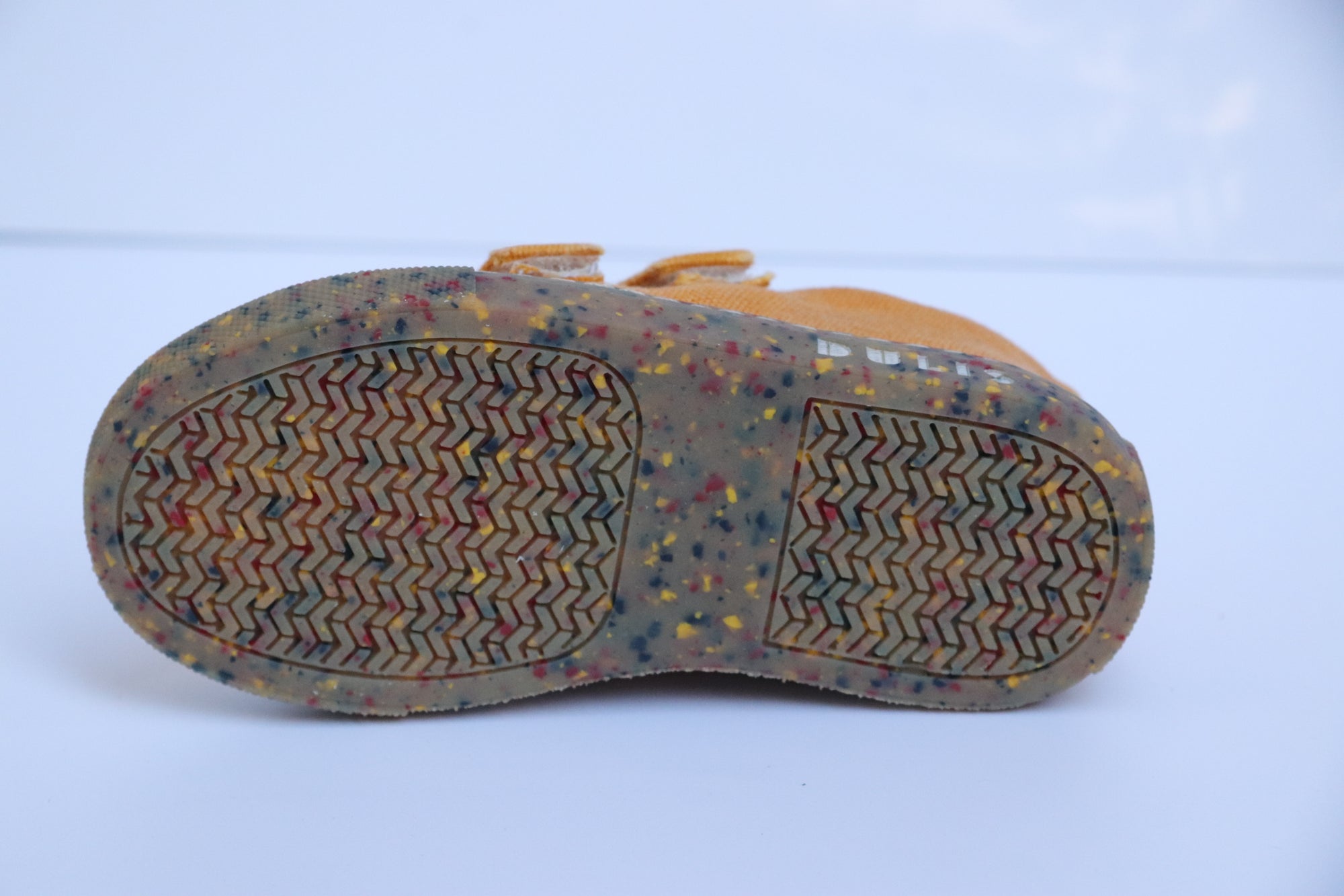 DULIS vegane Halbschuhe Klett YELLOW CANVAS - keks.