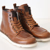 Cole Bounce Schnürstiefelette Cognac mit leichtem Fleece - keks.