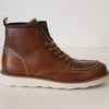 Cole Bounce Schnürstiefelette Cognac mit leichtem Fleece - keks.