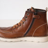Cole Bounce Schnürstiefelette Cognac mit leichtem Fleece - keks.