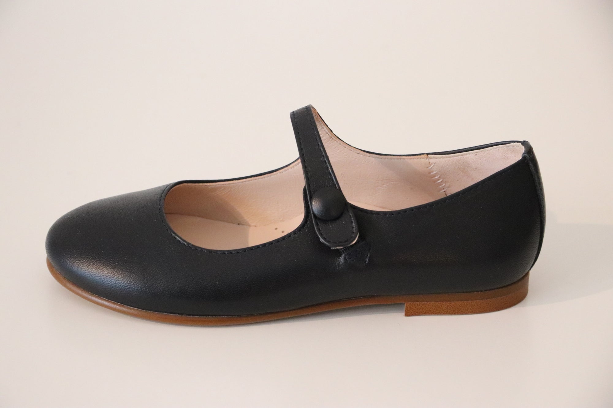 Beberlis Ballerina mit Druckknopf VALERIA NAVY - keks.