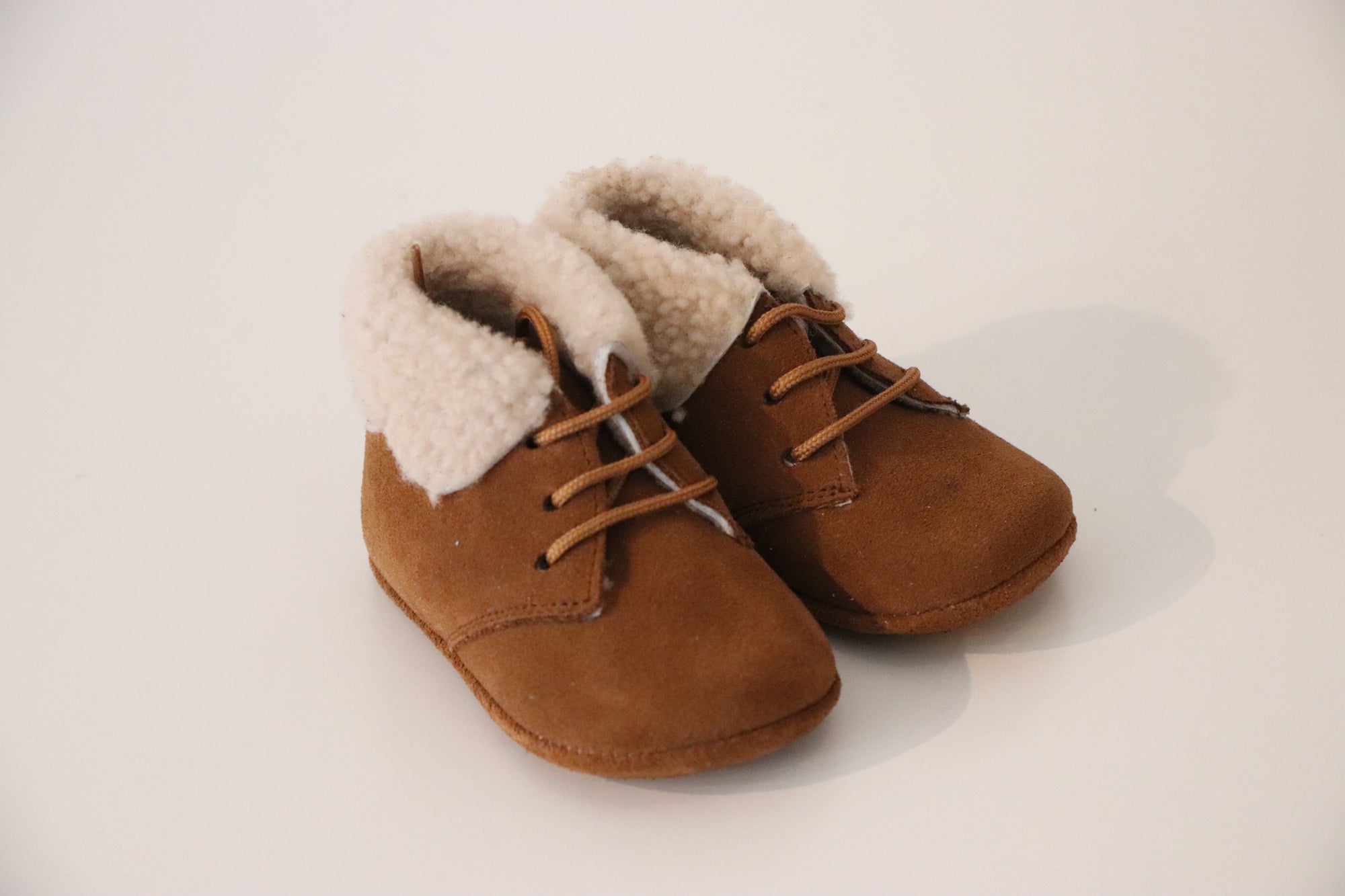 Beberlis Baby Warme Schnürschuhe DOXIE Caramello - keks.