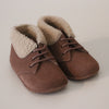 Beberlis Baby Warme Schnürschuhe DOXIE Rosewood - keks.