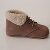 Beberlis Baby Warme Schnürschuhe DOXIE Rosewood - keks.