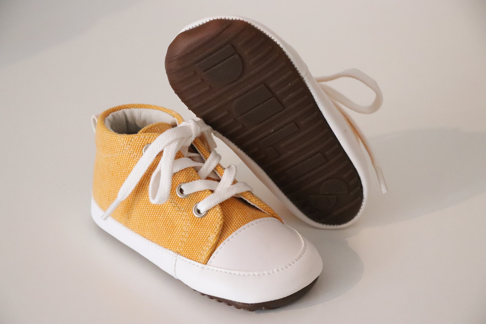 DULIS vegane Babyssneaker YELLOW CANVAS - keks.