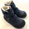 Koel Barfußschuh Wasserdichte Winterboots MILO 3.0 HYDRO TEX mit Klettverschluss NAVY - keks.
