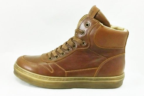 Telyoh Luke Sneaker mit Schurwollfleece BRAUN - keks.