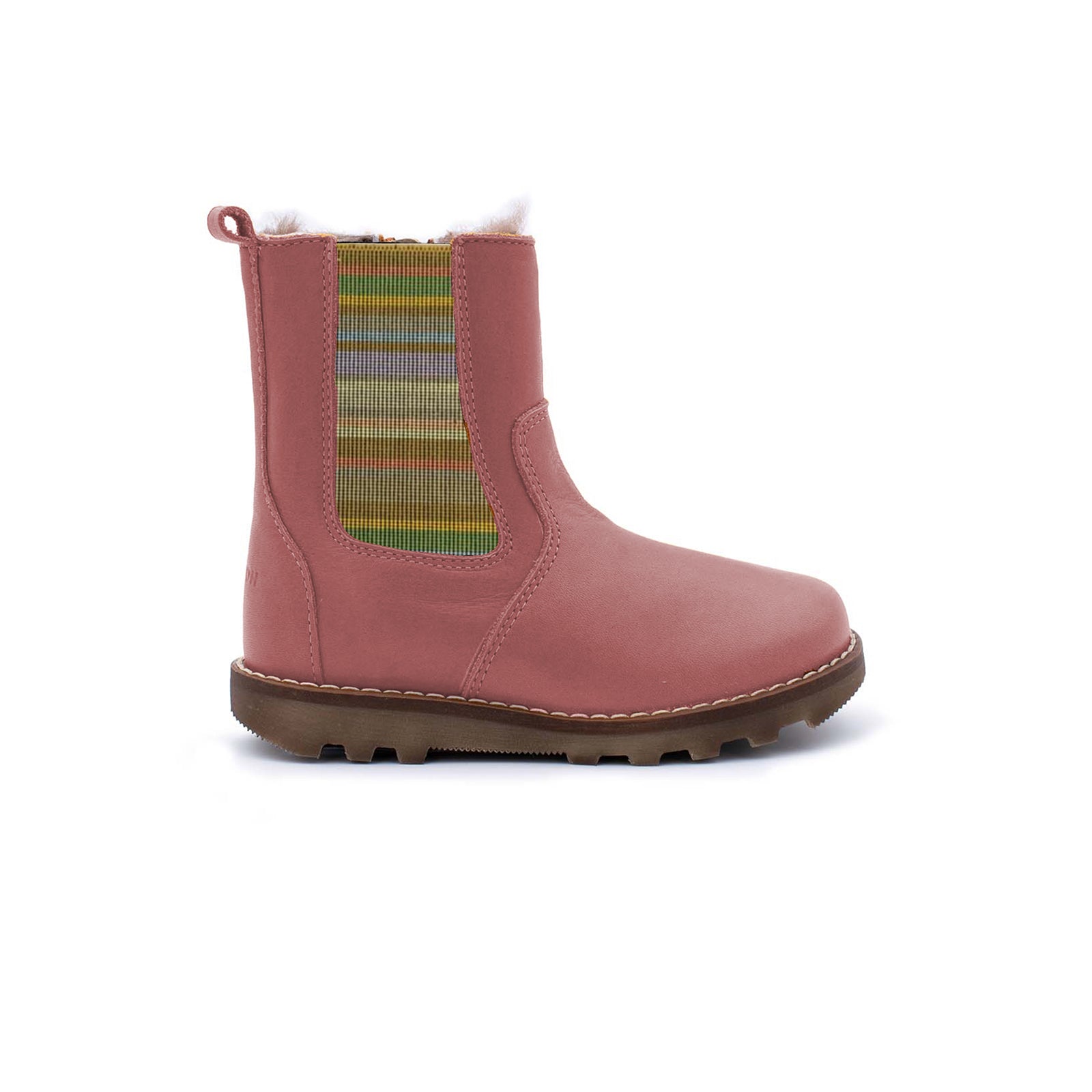 Telyoh YX1022 Wasserdichte Stiefelette Lenny OLD ROSE RAINBOW - keks.