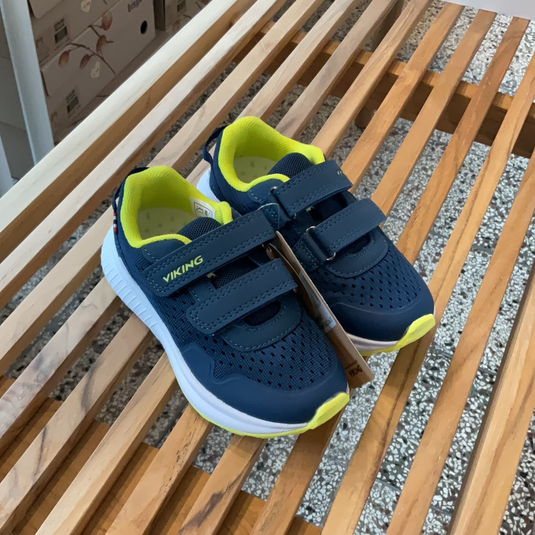 Viking Aery Breeze Klett Sneaker Blue/Khaki - keks.
