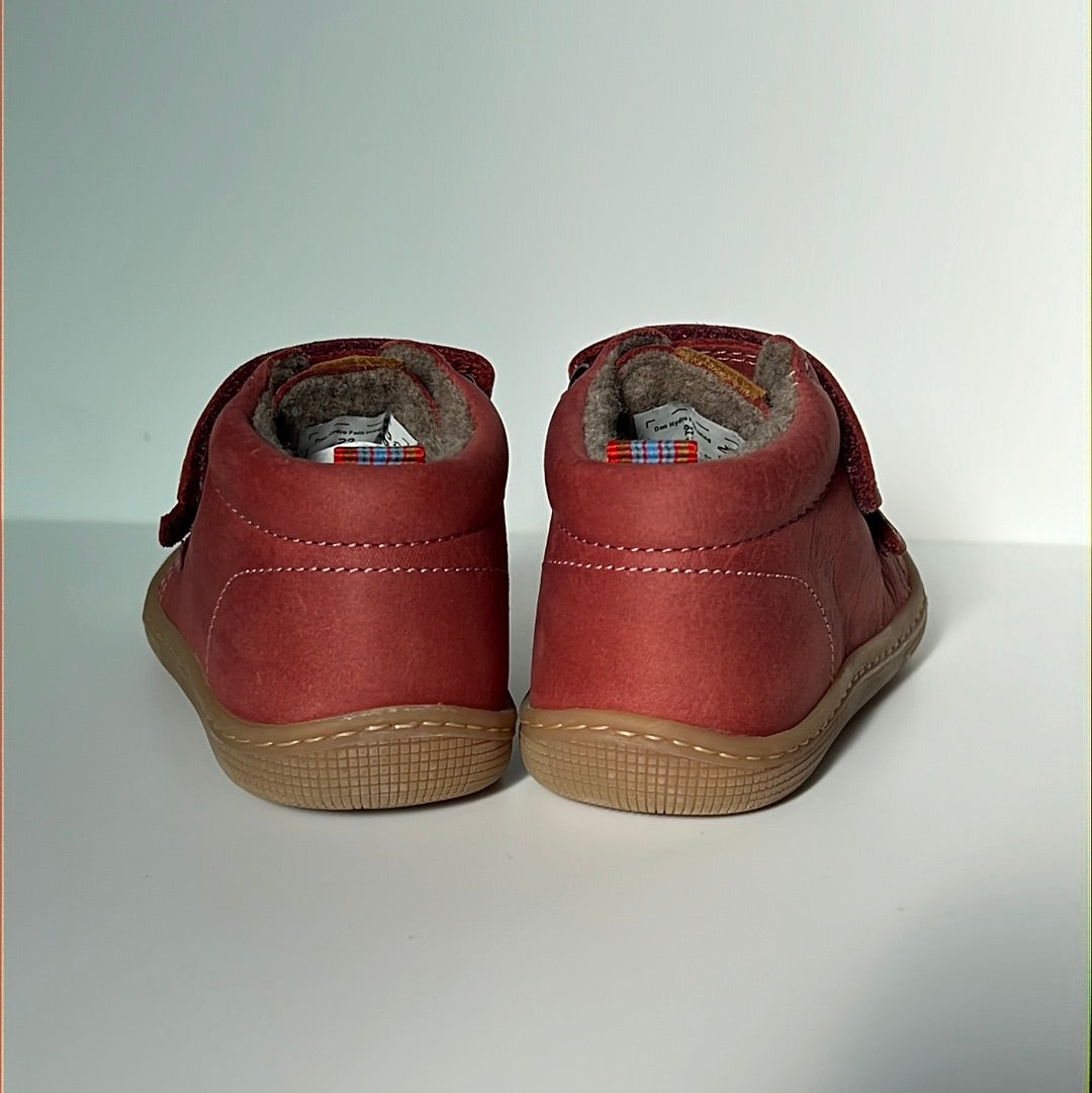 Koel Barfußschuh Don Blossom Klett mit kuscheliger Schurwolle - keks.