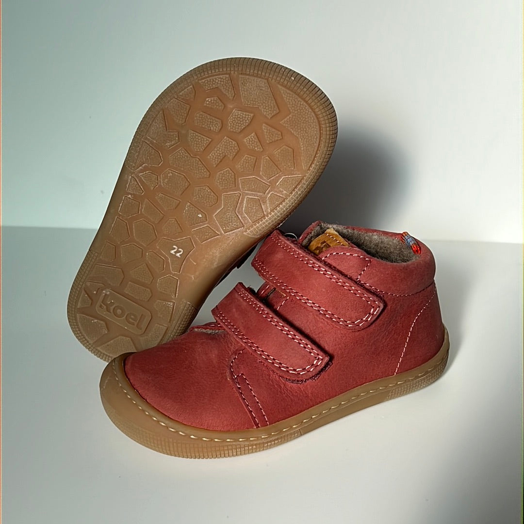 Koel Barfußschuh Don Blossom Klett mit kuscheliger Schurwolle - keks.