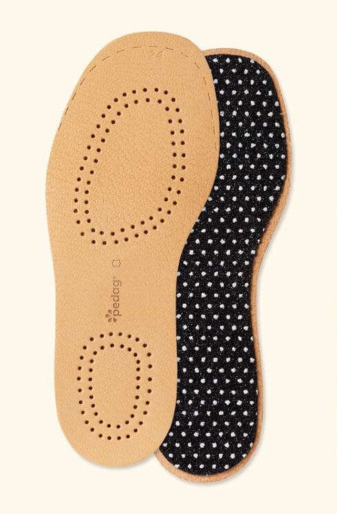 Pedag Einlegesohlen aus Leder, braun